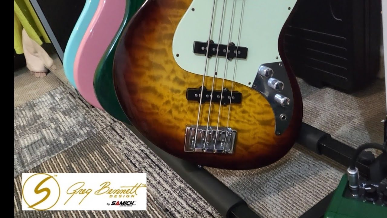 SAMICK GREG BASS GUITAR SET UP YouTube