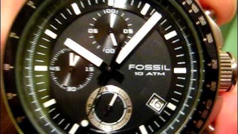 Latest Fossil watch(decker) chronograph movement