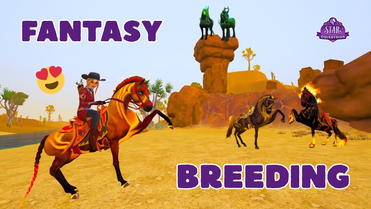 FANTASY BREEDING❤️‍🔥+ Ride across BRONCO ranch 🏜️ Star Equestrian [47]