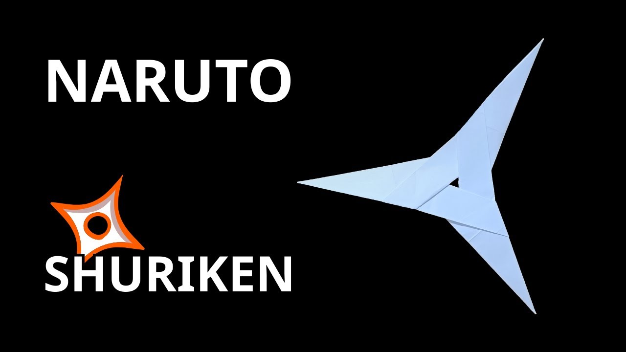 Origami Naruto Shuriken | How To Make A Paper Ninja Star ! | Making Naruto Shuriken From Paper