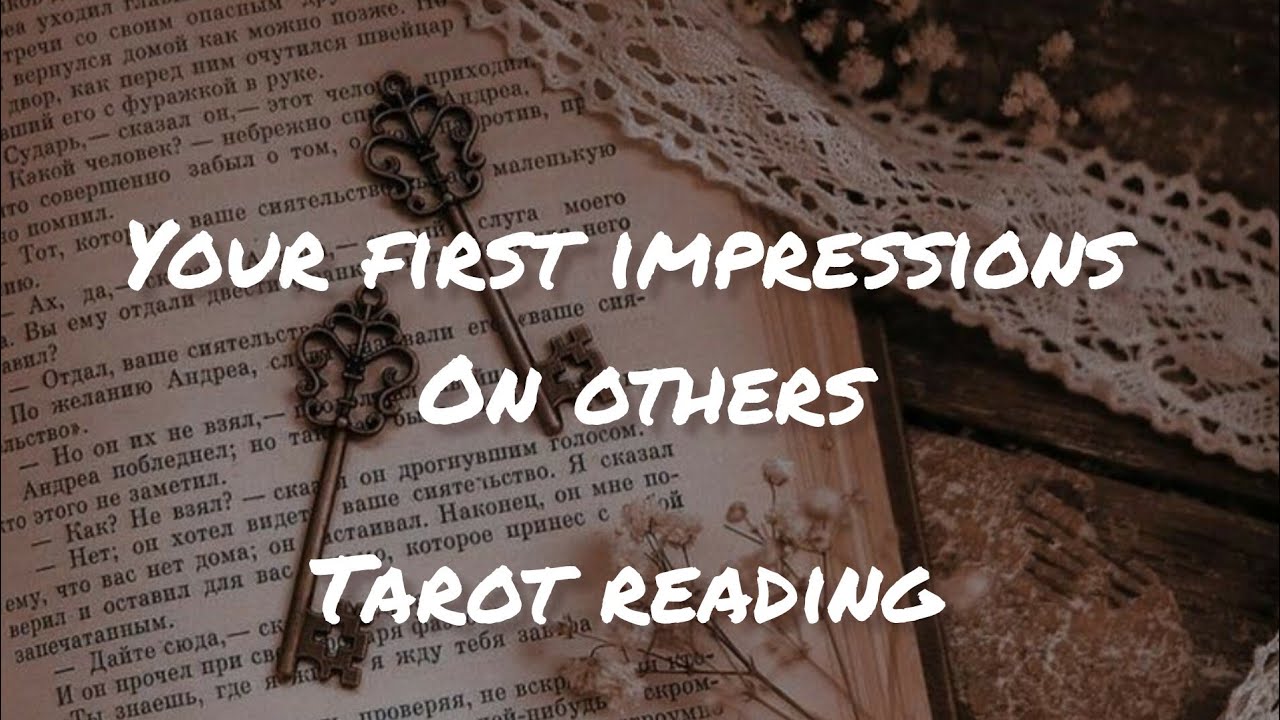 YOUR FIRST IMPRESSION ON OTHER PEOPLE😜🤗| Tarot reading| pick-a-card❤