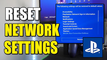 How to Reset Network Settings on PS4 & Remove Connection