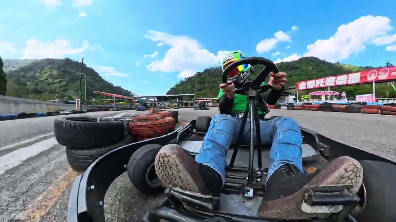內灣老街卡丁車體驗賽#gokart 