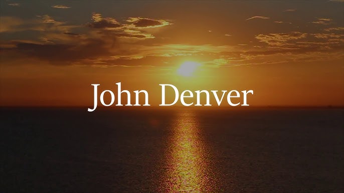 JOHN DENVER - SUNSHINE ON MY SHOULDER - 1971 HQ 