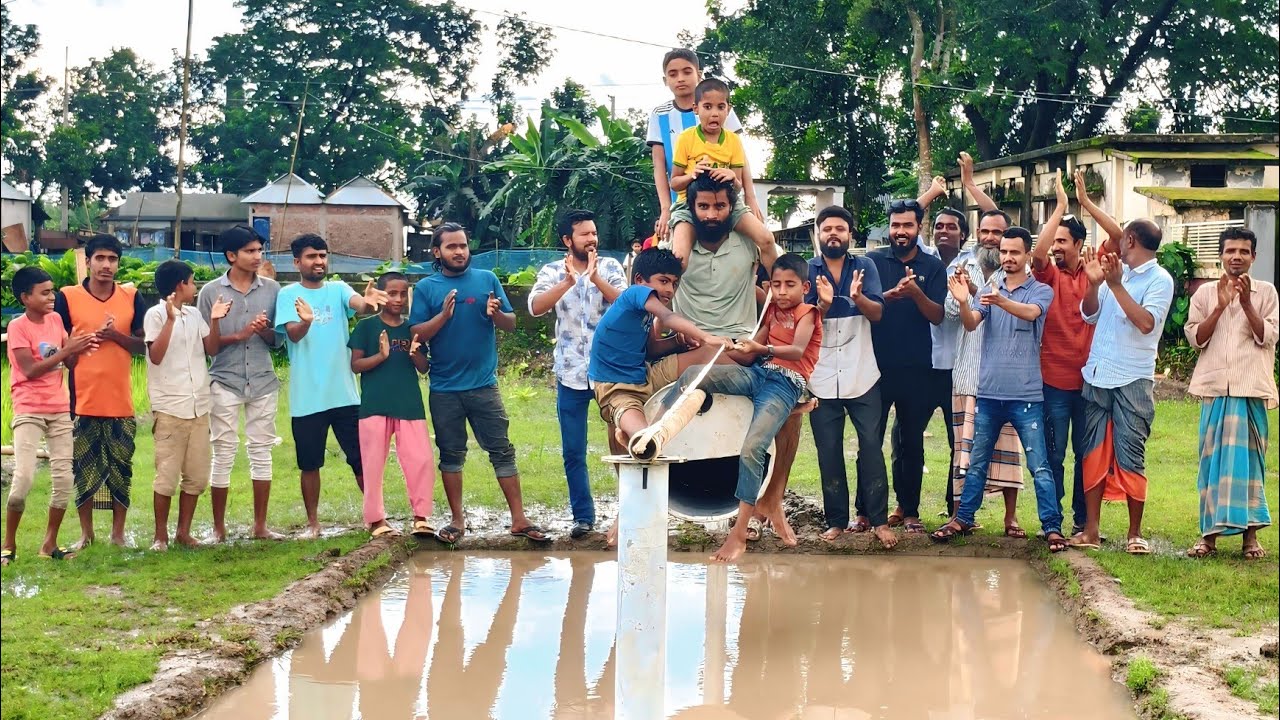 Traditions of rural Bengal । Drum Fight। Funny Game । #funny #villagegame #drumfight #alamin29930