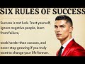 Six Rules of Success | Motivational Video 🔥 | Graded Reader ✅ | Improve Your English Fluency | ESL