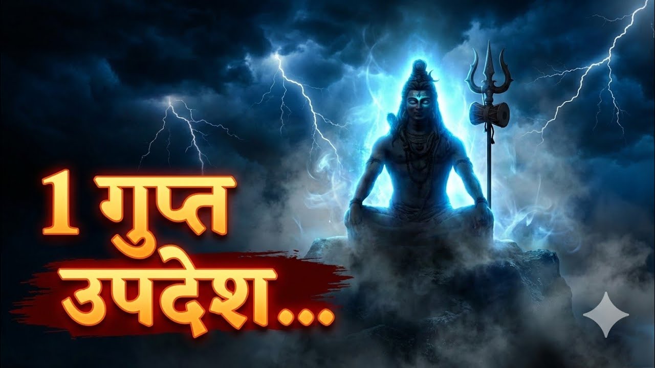 महादेव का 1 गुप्त उपदेश – अनसुना किया तो जीवन भर पछताओगे! 🕉️ | Mahadev Motivation