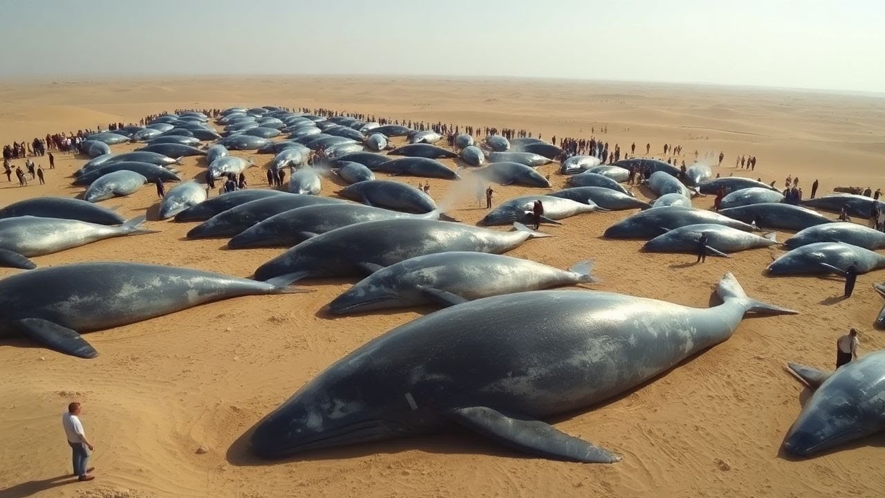 They Found 40 Whales in Desert, The Reason Will Shock You