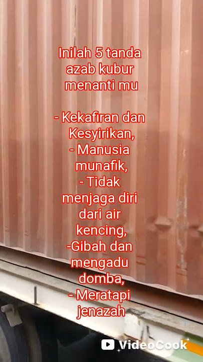 5 tanda azab kubur sedang menanti mu #harvifamily #shortsfeed #kajianislam #islamicvideo #quotes