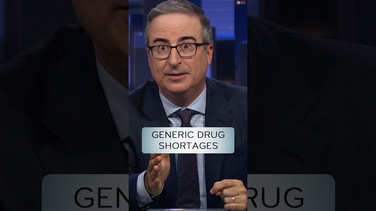 Generic Drug Shortages #lastweektonight