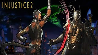 Injustice 2 - 2 Epic Online Matches w/ MK Background Music