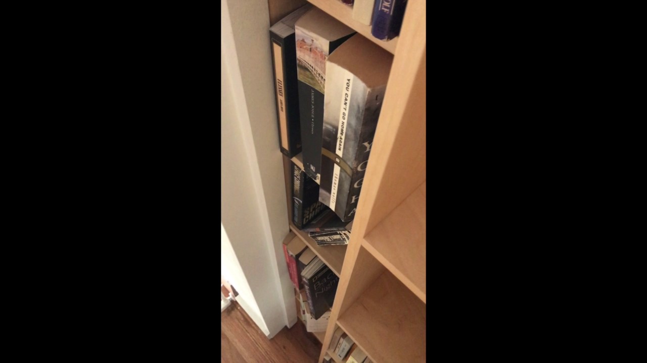 Secret bookcase door YouTube