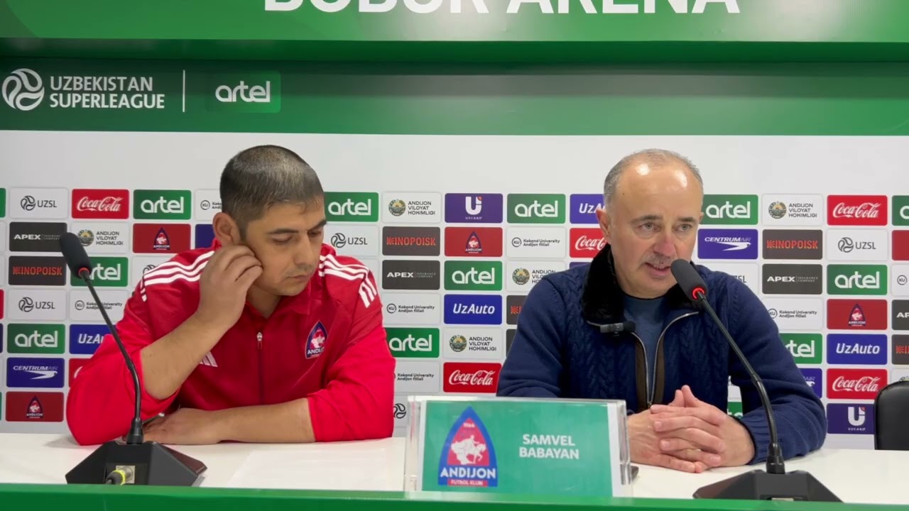 Samvel Babayan Andijon klubi bosh murabbiyi