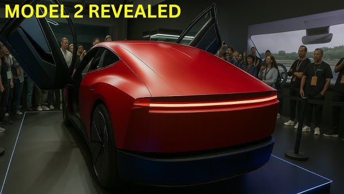 Tesla Model 2 Unveiled: Elon Musk Introduces the Future of Affordable EVs -  YouTube