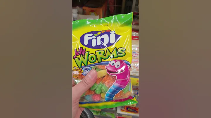 jelly worms gummy candy #asmr #jelly #gummies #candy #worms #shorts #sweets #satisfying