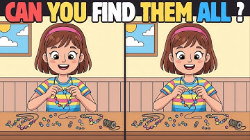 Only 1%  Can Spot All 15 Differences! ⚡🎯 #253
