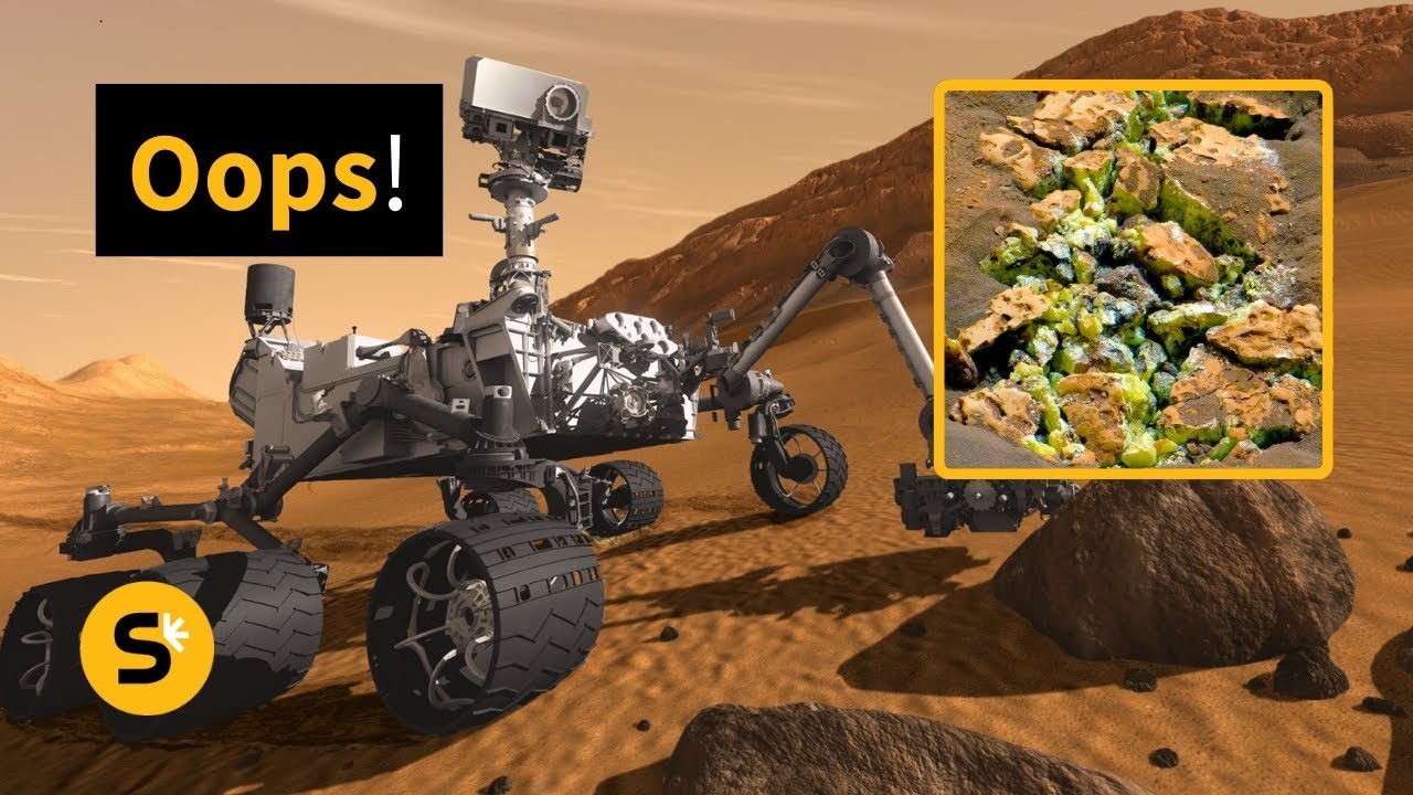 Rock crushed by NASA's rover contains clues on life - YouTube