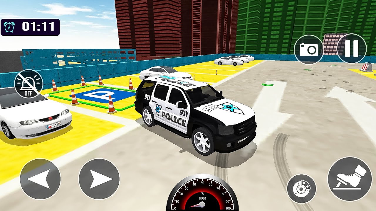 Police Car Parking - Multi Level Parking | Gameplay Android