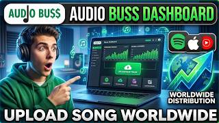 How Audio Buss Dashboard Works Music Distribution Step by Step Upload Songs to Spotify, Apple screenshot 2