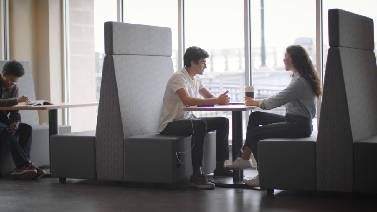 Introducing KI's MyPlace High-Back Booths - Student Union