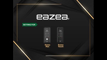 Eazea Smart Lock | Eazea Door Lock Fingerprint & Pin code & Rfid card Registration Method