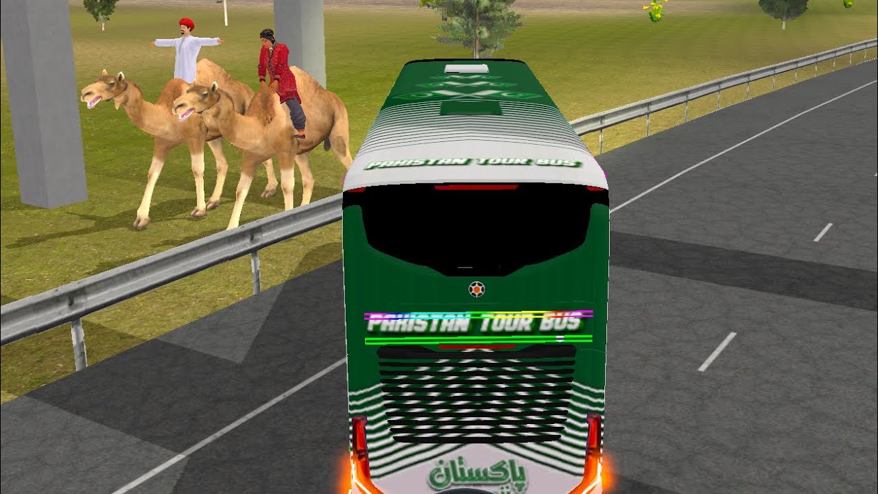 American bus driving gaming video trading video