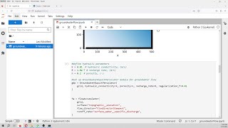 Groundwater flow modeling using Dupuit approximation with Python and Landlab  - Tutorial