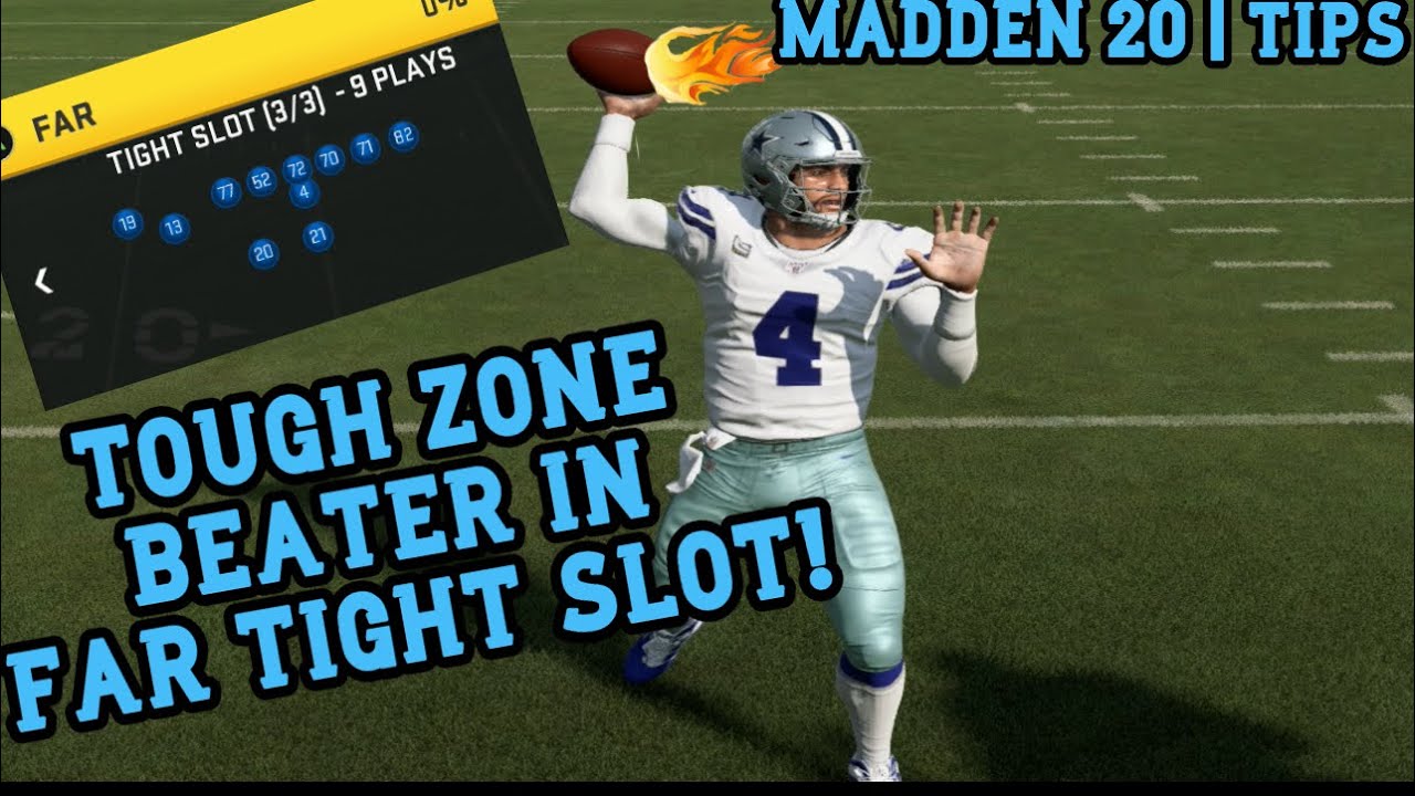 Tough Zone Beater in Madden 20 from Far Tight Slot! YouTube