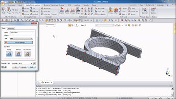 FEA on Rubber Under Pressure - Midas NFX