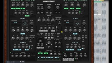 Ocean Swift  Synthesis   Ocean Storm Video 1