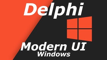 Delphi VCL Pascal Modern UI Source