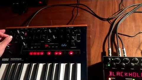 korg monologue dark ambient jam