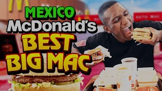 Trying The Best Big Mac In Mexico Juicy Beef At Mcdonalds