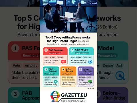Top 5 Copywriting Frameworks for High-Intent Pages | 2026 Conversion Playbook #contentstrategy