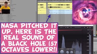 Revealing the REAL SOUND of a Black Hole (NASA Data Sonification Black Hole Sound Effect)