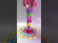 Mini Bottle Rainbow Beads Pouring 🧪✨ ASMR Satisfying!