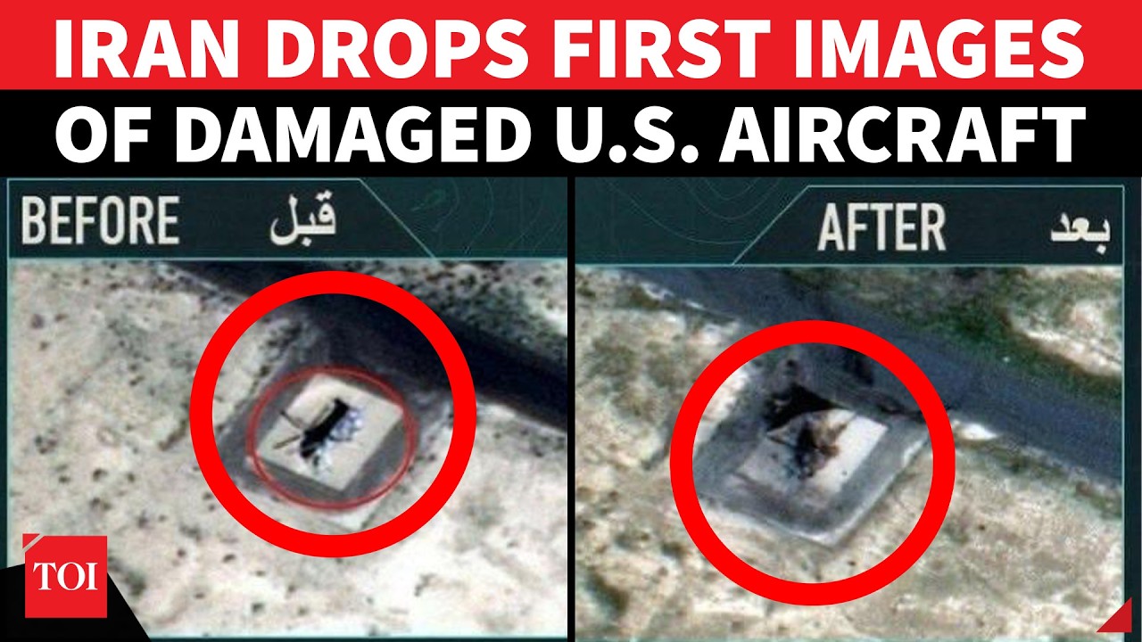 Iran Drops UNSEEN Images Of Multiple U.S. Aircraft HAMMERED By Missiles, Drones In Gulf | WATCH