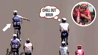 Pro Cyclists Get Angry about Half Wheeling Too | Vuelta a España 2022 Stage 2