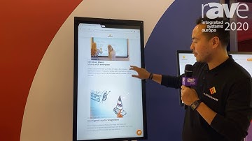 ISE 2020: i3Touch Technologies Demonstrates Its i3Touch 360 Digital Flip Chart Display