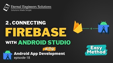 How to connect firebase with android studio in tamil #18 | App development tutorial tamil | EES