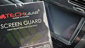 Anti glare screen protector for android headunit (Eonon Q53pro)