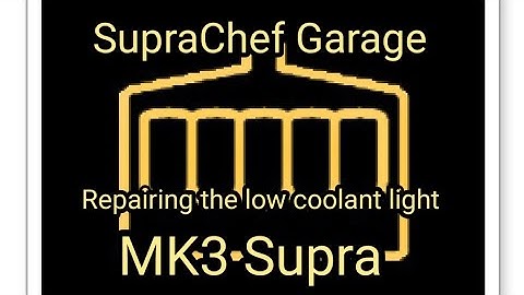 Low coolant sensor repair. The infamous MK3 Supra Birdcage