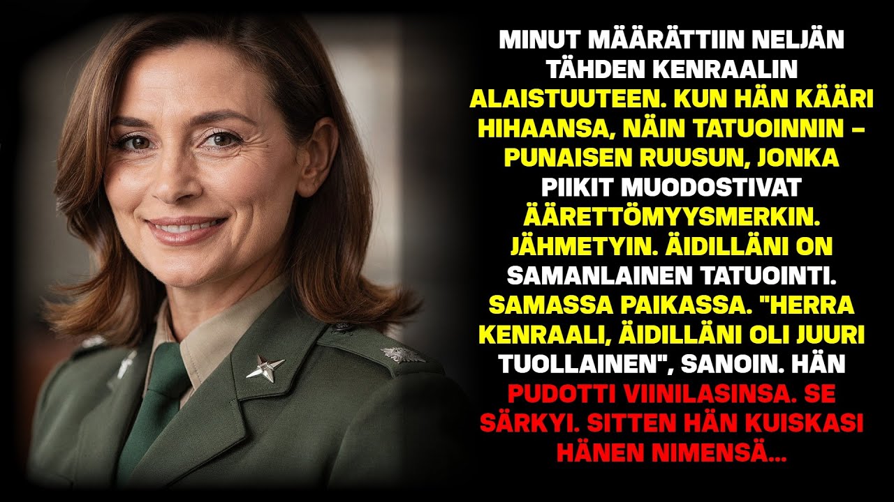 Kenraalin ranne tatuointi oli kuin äitini – sitten tapahtunut shokeerasi kaikkia.