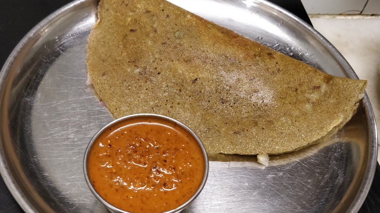 Pesarattu dosa and Ginger chutney by Revathy Shanmugam YouTube