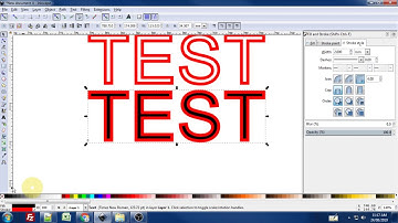 Using stroke to outset text