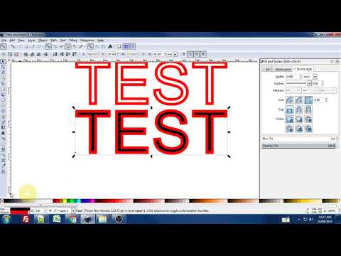 Using stroke to outset text