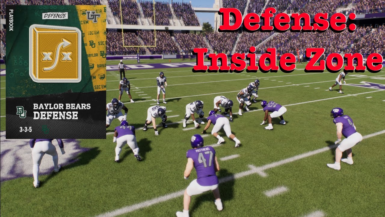 Def 2 High Shell Defense Philosophy: How to Stop Inside Zone From a 2 High Shell in ...