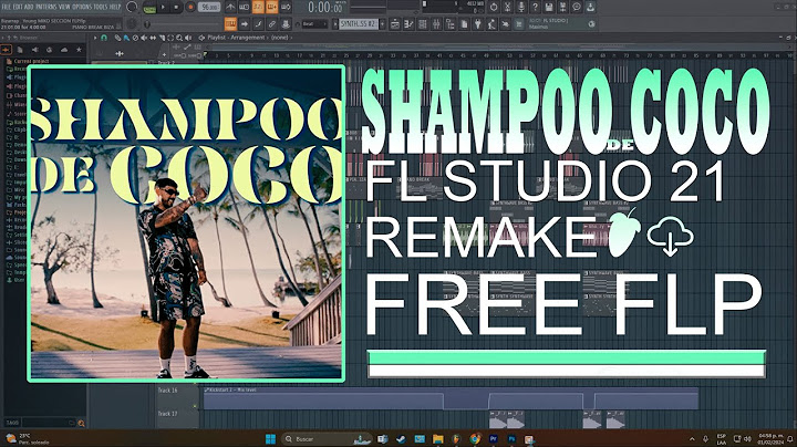 Mera Woo, Anuel AA - Shampoo de Coco Remix FL Studio 21 Remake [FREE FLP]