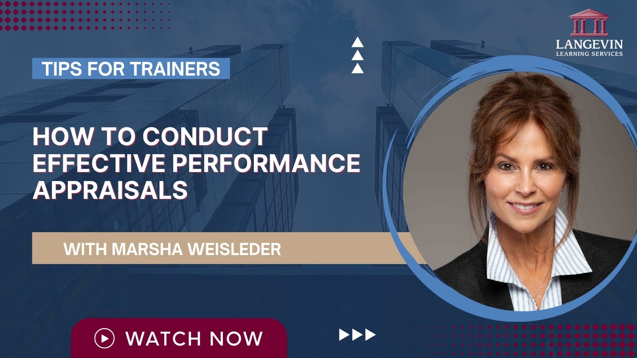 How to Conduct Effective Performance Appraisals - YouTube
