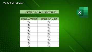 Draw Circle Number In Excel #excel